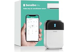 Sensibo Sky - Controllo Climatizzazione Intelligente, facile e rapida da installare da sé. Comfort e risparmio energetico. Controllo Wifi compatibile con Google App, Alexa e Siri