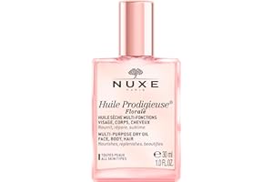 NUXE Huile Prodigieuse Florale Multi-Purpose Dry Oil, Iconic Dry Oil, Moisturises Face, Body & Hair, With Fresh Floral Scent of Magnolia & Orange Blossom, Vegan Formula