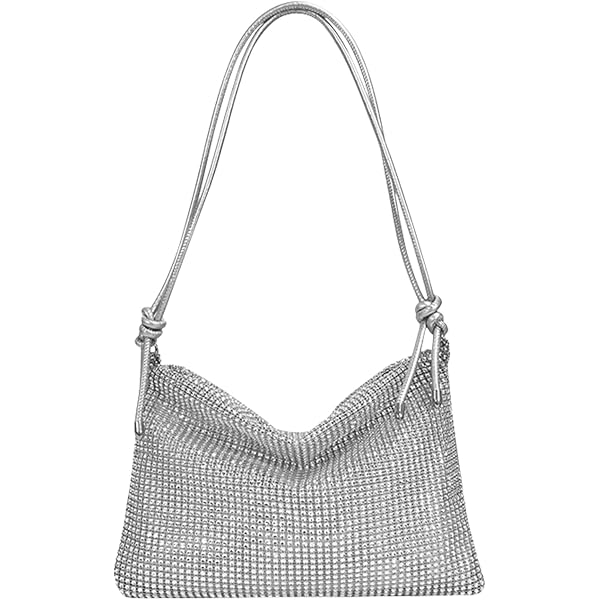 Pochette Femme En Paille Avec Chaîne - Sac Bandoulière 20x13x5.5cm Pour Plage Et Soirée