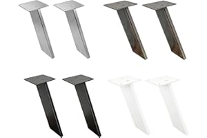 ‎NATURAL GOODS BERLIN Natural Goods Berlin 2X BARKONSOLE Thekenstütze Set Tresenfuß geneigt Küchen-Aufsatz Regalhalter eckig Metall Aufbau Pult Holz Glas stabil (SCHRÄG, Schwarz)