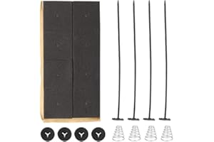 Yuecoom Kit de montage universel pour refroidisseur de ventilateur électrique ABS avec sangle d'attache en plastique pour tout camion de voiture ou autre véhicule automobile