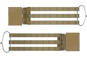 Peminkoo Fascia per Gilet tattico con Set di Fibbie a sgancio rapido per JPC 420 419 XPC Airsoft Plate Carrier Strap