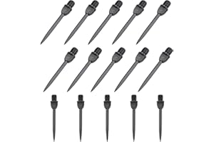 Fyihoxi 15 Stück Dartpfeile Metallspitze, 37mm Steeldart Spitzen, Dartspitzen Steel, Dartspitzen Keypoint-Special, 2BA Gewinde, Stahlspitzen Metallspitzen