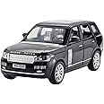 1:32 For Range Rover SUV Alloy Car Model Diecasts Metal Toy Car Vehicles Model Simulation Sound Light Collection Childrens Toy Gift (Color : Black)