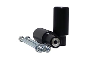 SHOGUN MOTORSPORTS Shogun Kawasaki Ninja 650 Z650 Z 650 KRT EX650 EX 2017 2018 2019 2020 2021 2022 2023 Black No Cut Frame Sliders Fits ABS & NON ABS Models - 750-4519 - MADE IN THE USA