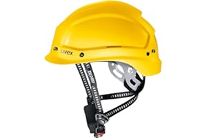 Uvex Pheos Alpine 9773 Casco de Seguridad - Casco de Protección Para Obra EN 397 EN 12492, Amarillo