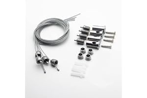 Wire Rope Steel Wire Hanging Accessory – Stainless Steel Ceiling Light Hanging Kit