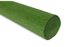 FloristryWarehouse Crepe Paper roll 180g (50 x 250cm) Leaf Green (Shade 591)