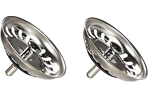 MONTSERRAT GRILLE FILTRÉ BOUCHON POUR ÉVIER UNIVERSEL TYPE TEKA (81 X 31 mm) AVEC AXE CENTRAL (2 PCS)