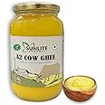 Sunlite Organic - A2 Desi Cow Ghee 500ml Glass Bottle I Non-GMO, Lab Tested Traditional Curd Churned Bilona Method Cow Ghee I Grass-Fed, Pure & Healthy Cultured Desi Ghee I Indian Origin A2 Ghee