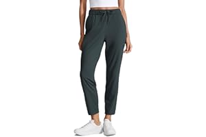 CRZ YOGA - Pantalones Deportivos Casuales con Bolsillo para Mujer -71cm