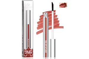 ZOEYSHINE Toffee Brick Peel Off Lip Liner Stain, Long Lasting Lip Stain, Waterproof Matte Peel Off, Highly Pigmented Tint, Easy Application Liner Tattoo All Day Wear (03#Toffee Brick)