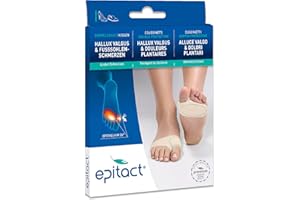 EPITACT - Doppelschutz-Kissen Gr L 42-45 - Hallux valgus Plantarschmerzen Schwiele