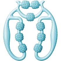 Rouleau De Massage 3D à 9 Roues + 4 Roues – EVA PP, 28x27cm – Anti-cellulite, Pour Cuisses, Mollets, Bras