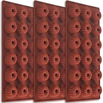 4 Moules En Silicone Forme Fleur Newk - 15 Cavités Pour Chocolats, Glaçons, Savons DIY