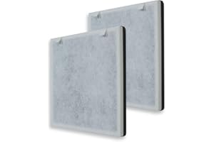 PUREBURG Vital 100-RF Replacement Filter Compatible with LEVOIT Vital 100 Air Purifier,2-Pack H13 True HEPA 4-Stage Filtration Activated Carbon