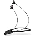 JGD Boom J1 Bluetooth 5.0 Neckband with Up to 30 Hours Playtime and Hi-Fi Stereo Sound in Ear Dual Pairing, Magnetic earpiece,Voice Assistant with Mic (Matte Black)