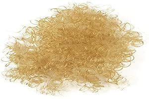 Rayher Engelshaar, goldblond, Beutel 10 g, Engelslocken, Puppenhaar, Christbaumschmuck, Flowerhair, 7650206