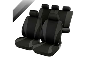 rmg-distribuzione R01-S0839 Set Coprisedili anteriori e posteriori Compatibili con SUZUKI SWIFT (2004-2017), Colore Nero Grigio in Poliestere 3mm
