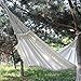 Produktbild Prom-near Weiße Leinwand Baumwollspitze Outdoor-Freizeit Camping Hängematte Schaukel 200 * 80cm
