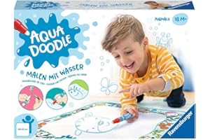 Ravensburger- Weihnachten 4564 Aquadoodle Animals-Kit per dipingere con Acqua, per Bambini dai 18 Mesi in su, con Tappetino e Penna Inclusi, Medio, 04565