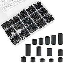 Distanziatori In Nylon - 360 Pezzi - Per Viti M3/M4 - Isolanti E Resistenti - 14 Misure - Foto 7