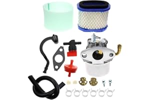Carbhub 591925 Carburetor for Briggs and Stratton 698479 693518 69847 591925 Engine Motor Powered Chipper/Shredder Craftsman Garden Tiller with Air Filter Fuel Hose Replace 591925