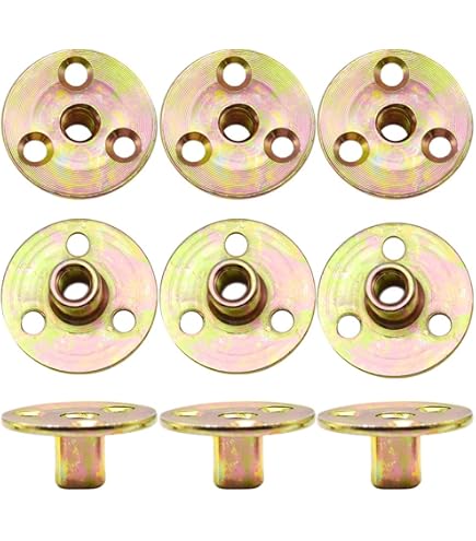 Dadi Ottone Dadi Flangiati Rotondi In Ottone, Filettatura Sinistra, Misure T10 Da 12 A 40 Mm Per Riparazioni E Progetti Dadi Filettatura Sinistra