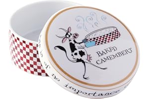 BIA CORDON BLEU BIA International - Say Cheese Camembert Cheese Baker - Camembert Baking Dish with Lid - Cheese Gift Set - Gift Box Included