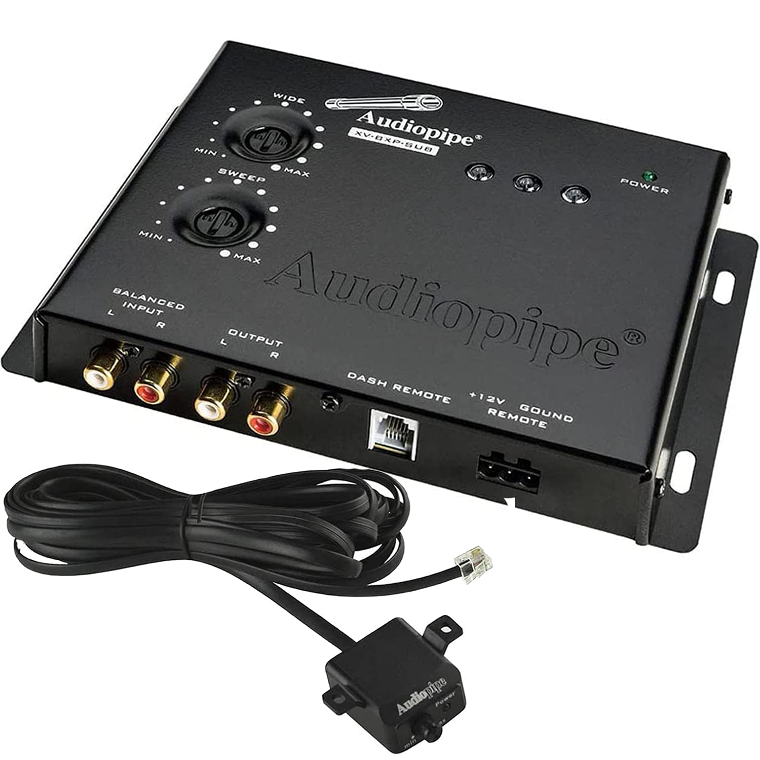 Audiopipe Digital Bass Driver 13.5 Volt with Remote Bass Knob