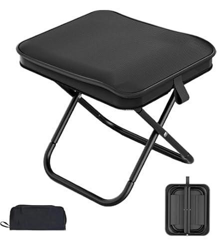Grand Canyon SUPAI Mini - Lichte campingstoel, inklapbare kruk tot 100 kg - aluminium - Falcon (bruin