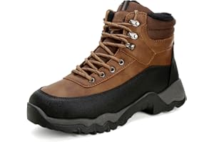 SOWDUS Botas de Nieve Hombre Cálido Antideslizante, Botas de Invierno Forradas con Pelo Impermeable, Ligero al Aire Trail Zapatos Trekking