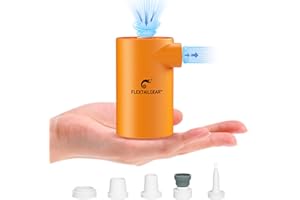 FLEXTAILGEAR EVO Bomba de Aire Eléctrica con Batería Recargable de 3800mAh Mini Bomba de Aire Portátil para Colchones de 4.5 KPa de Alta Presión para Barcos, Piscinas, Colchones de Cama, Inflador