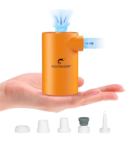 Pompe à Air électrique Rechargeable USB 3600 MAh – 280 L/min, 4 Buses, écran Batterie, Compact (240 G), Pour Matelas Et Bouées