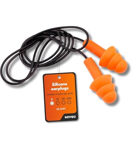 4 Paia Gommini Auricolari In Silicone Morbido Con Filtro Antirumore - Taglie XS, S, M, L + Custodia - 4