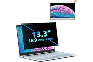 STARY Filtro de Privacidad 13,3 Pulgadas 16:9 - Filtros de pantalla para portátiles，Anti Luz Azul Privacy de Film Extraíble，Compatible con HP/Dell/Acer/Lenovo/Thinkpad/Samsung/Envy/Xps