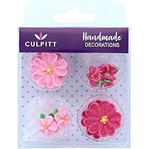Rose Pink Ombre Sugar Flower Cake Decorations By Baked With Love | Craft Company - View #13