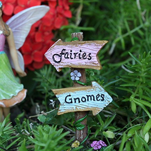 Fairy Garden House – Zubehör Kit & Miniatur-Feen – House ist 17,8 cm (18 cm) hoch – Tür kann offen breit – von pretmanns - 5