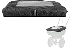 Kingshion Broadcast Spreader Cover,Salt Spreader Cover, Hopper Cover, Waterproof Fertilizer Spreader Cover, PVC Transparent Window Compatible with Agri-Fab 69712 Cover and Hopper No.85-100(Cover Only)