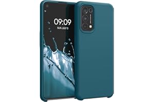 kwmobile Carcasa Compatible con OPPO Find X3 Lite Funda - Case TPU y Silicona antigolpes - Apto Carga inalámbrica - petróleo Mate
