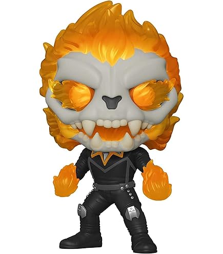 Funko POP! Marvel – Ghost Rider Deluxe Rides (Black Light
