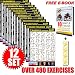 Produktbild Eazy How To Workout-Poster mit Übungen, 51 x 73 cm, Ausdauertraining, Muskelaufbau und -stärkung, 12 Pack, 15% Thicker (200g/m² poster)
