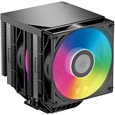 PCCOOLER RT720 TC ARGB BK CPU Hava Soğutucu, 7 Isı Borusu, &Ccedil;ift 120mm PWM Fan, AMD AM4/AM5 & Intel LGA1700/1851/1200/1151/115