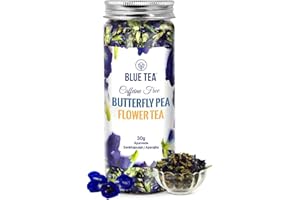 BLUE TEA - Butterfly Pea Flower Tea - 30 grams (100 Cups) || RELIEVES STRESS || Caffeine Free Herbal Tea - Ayurvedic Shankhpu