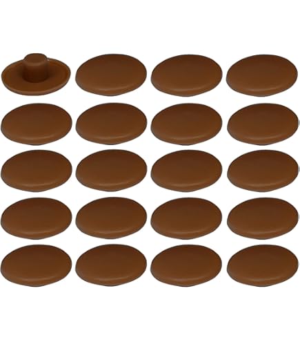 LouMaxx Aimant Magnétique fort - Lot de 10 Pièces en Marron