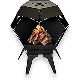 pratikoutdoor Miğfer Ateş &Ccedil;ukuru, Orman Ve Bah&ccedil;e Ş&ouml;minesi, Ateş Standı