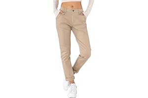 Nina Carter J250 Damen Chinohose Bequeme Mittlere Leibhöhe Slim Fit Stretch Baumwollhose – Stilvolle Alltag Freizeit Hose