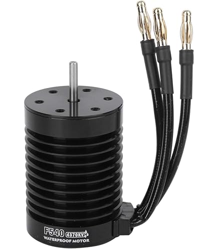 Dilwe Moteur RC, 4370KV 1/10 Moteur RC sans balais Moteur sans capteur à 4 pôles Compatible avec Surpass F540 Dilwe Moteur RC, 4370KV 1/10 Moteur RC sans balais Moteur sans capteur à 4 pôles Compatible avec Surpass F540