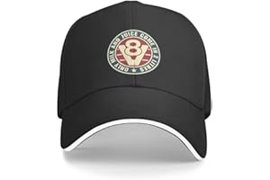 TQASER Basecap V8 Retro Badge Cap Baseballmütze Gentleman Hut Wild Ball Hut Frauen Strandmode Herren Geschenk