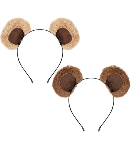 hgnxa Paardenoor Hoofdband Dierlijk Haar Hoepel Faux Dunkey Oren Pluche Paard Oren Realistische Hoofdband Paard Cosplay